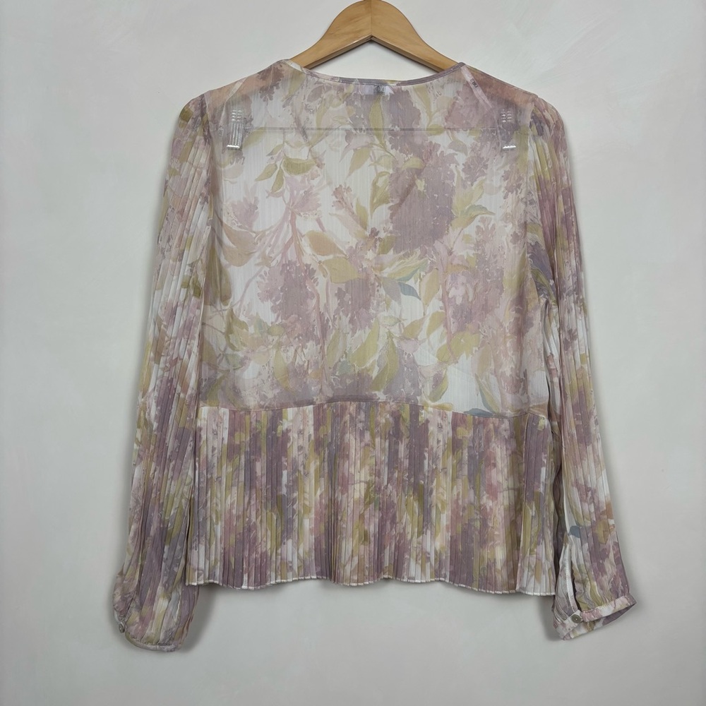 DR2 Ruffled Babydoll Top women's Sz L/XL Pleated Coquette Cottagecore Fairycore - Picture 4 of 13